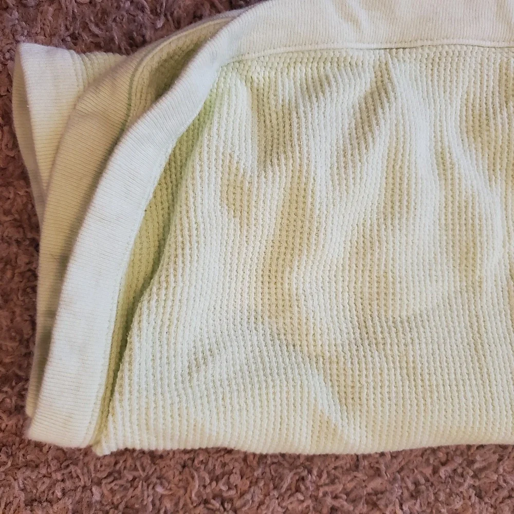 Garanimals Solid Green Thermal Baby Blanket Waffle Weave Security Lovey